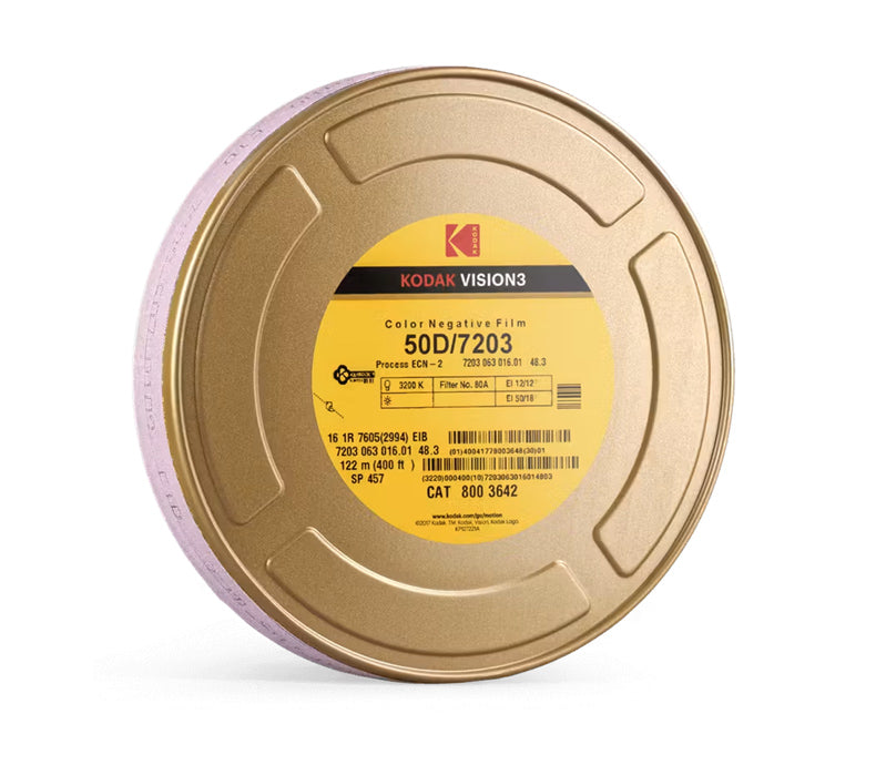 Kodak 16mm 50D 7203 Vision3 Color Negative Film